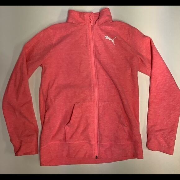 Puma Girls Zip Jacket Size 16 - Picture 1 of 3